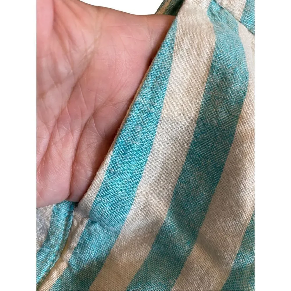 Old navy women’s striped blue and beige every day short size 10